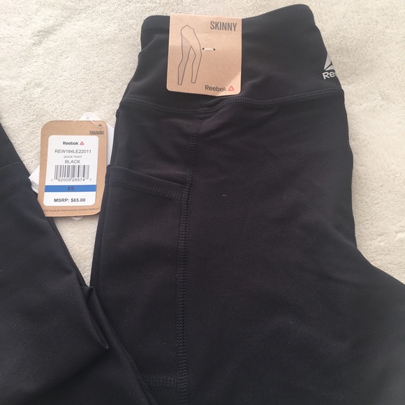 Reebok Training Yoga Pants with Side Pocket - Picture 7 of 8